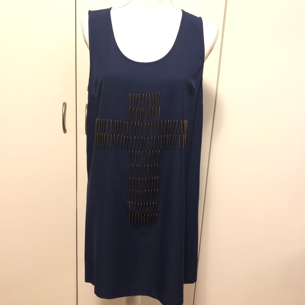 Studded Shift Dress